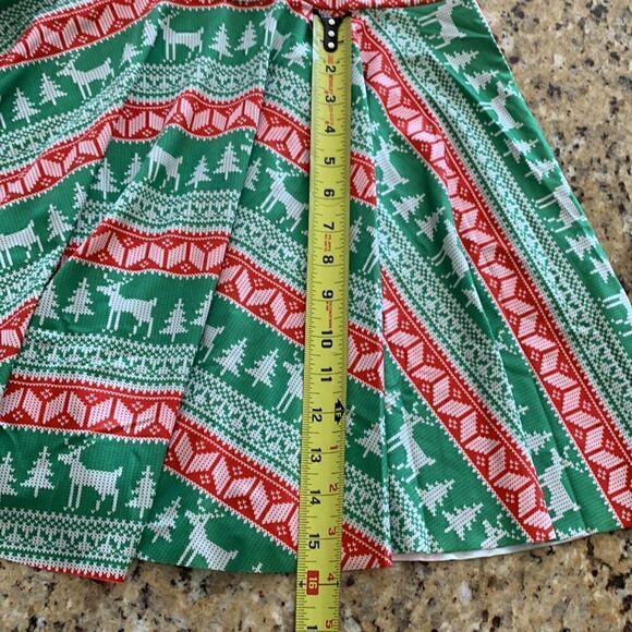 Christmas Holiday Dress‎ Ugly Sweater party Sleeveless Stretch size large - Picture 11 of 12